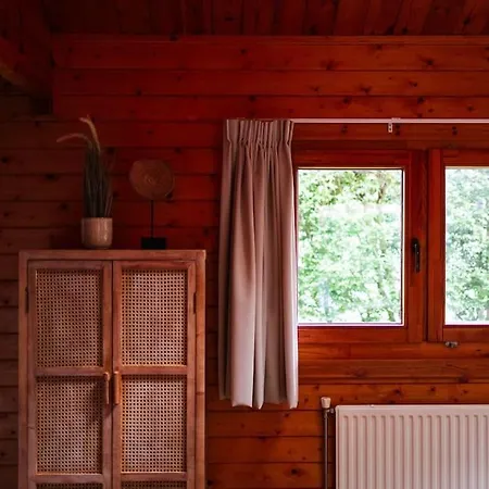 Sfeervol Houten Met Omheinde Tuin Op De Veluwe Ferienhaus Epe