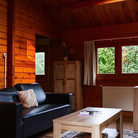 Sfeervol Houten Met Omheinde Tuin Op De Veluwe *