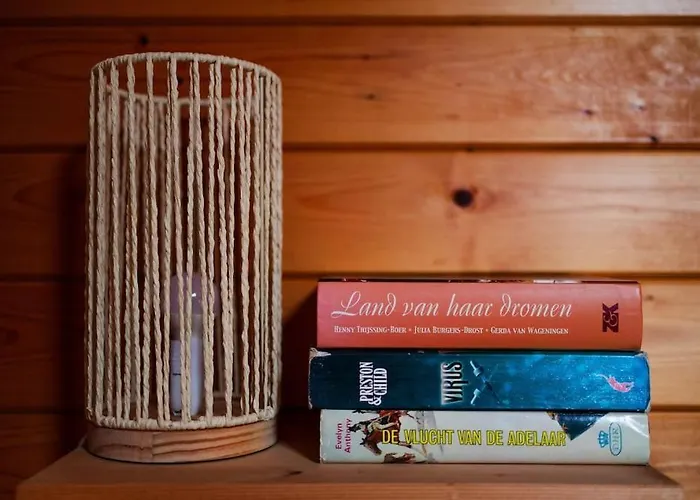 Sfeervol Houten Met Omheinde Tuin Op De Veluwe *