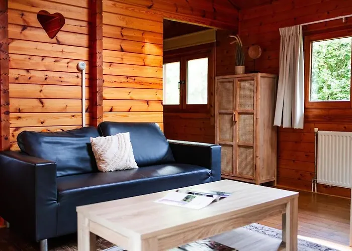 Sfeervol Houten Met Omheinde Tuin Op De Veluwe